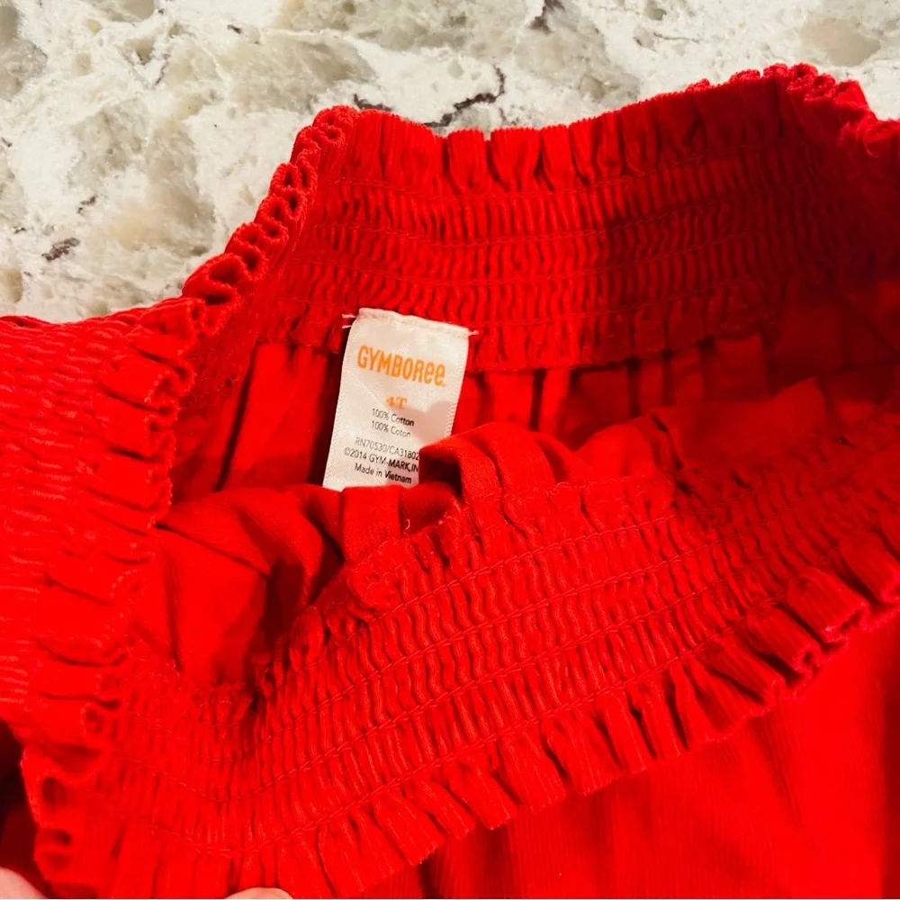 Gymboree Corduroy Red Skirt